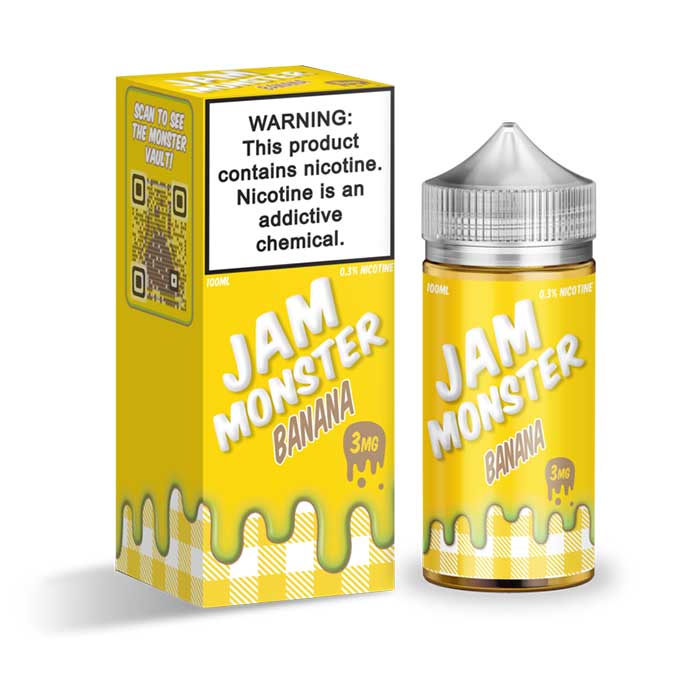 Banana - Jam Monster - 100mL - Apes Vapes UAE