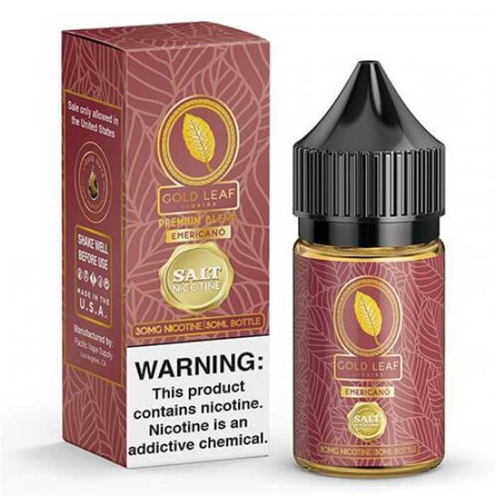 Emericano - Gold Leaf Salt - 30mL