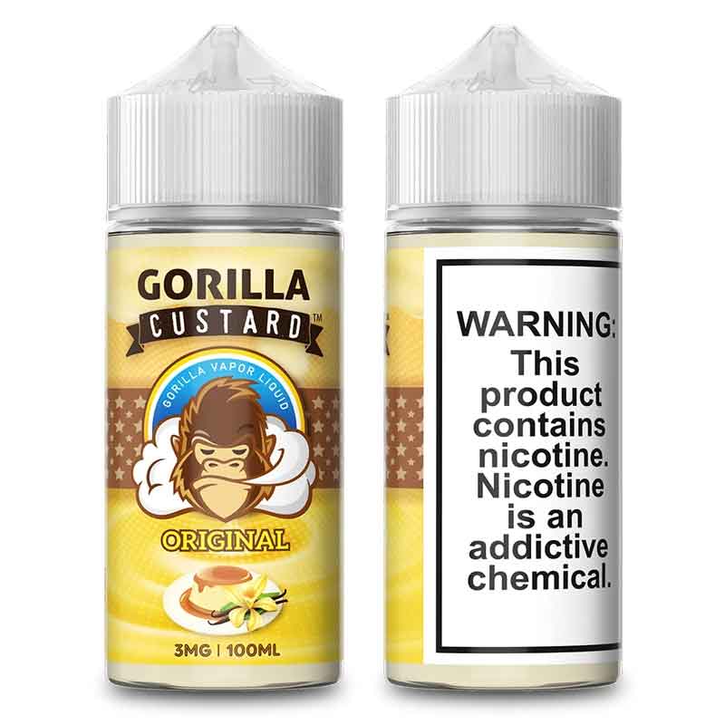 Gorilla Custard E-Liquid - Original - Apes Vapes UAE UAE