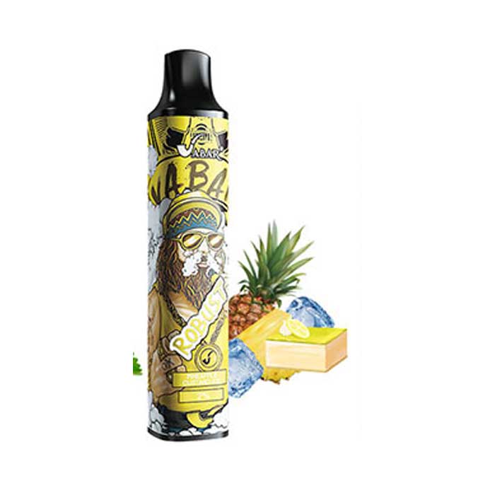 Pineapple Custard Ice Vabar ROBUST Disposable Vape - Vape UAE